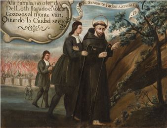 Miracle of the Saint - Virreinal School, 18th Century