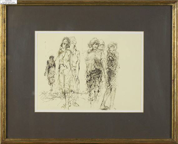 Projekt do obrazu olejnego Dominikana, 2010 by Ryszard Opaliński