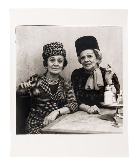 Two ladies at the automat by Diane Arbus