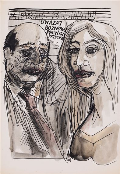 Z prac sejmu , 2004 by Andrzej Maziarski, 2004