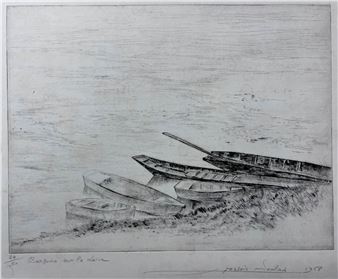 Boat on the Loire - François Soulas