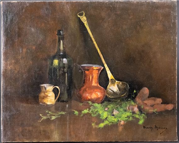 French School, 19th Century | 19th c. French Still Life Oil on