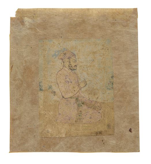 Indian School, 18th Century | TWO STUDIES OF A RULER IN WORSHIP AND A ...