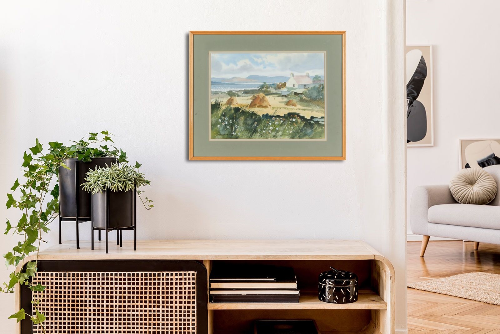 Artwork by Anne Jennings, SUMMER IN KERRY, Made of WATERCOLOUR DRAWING