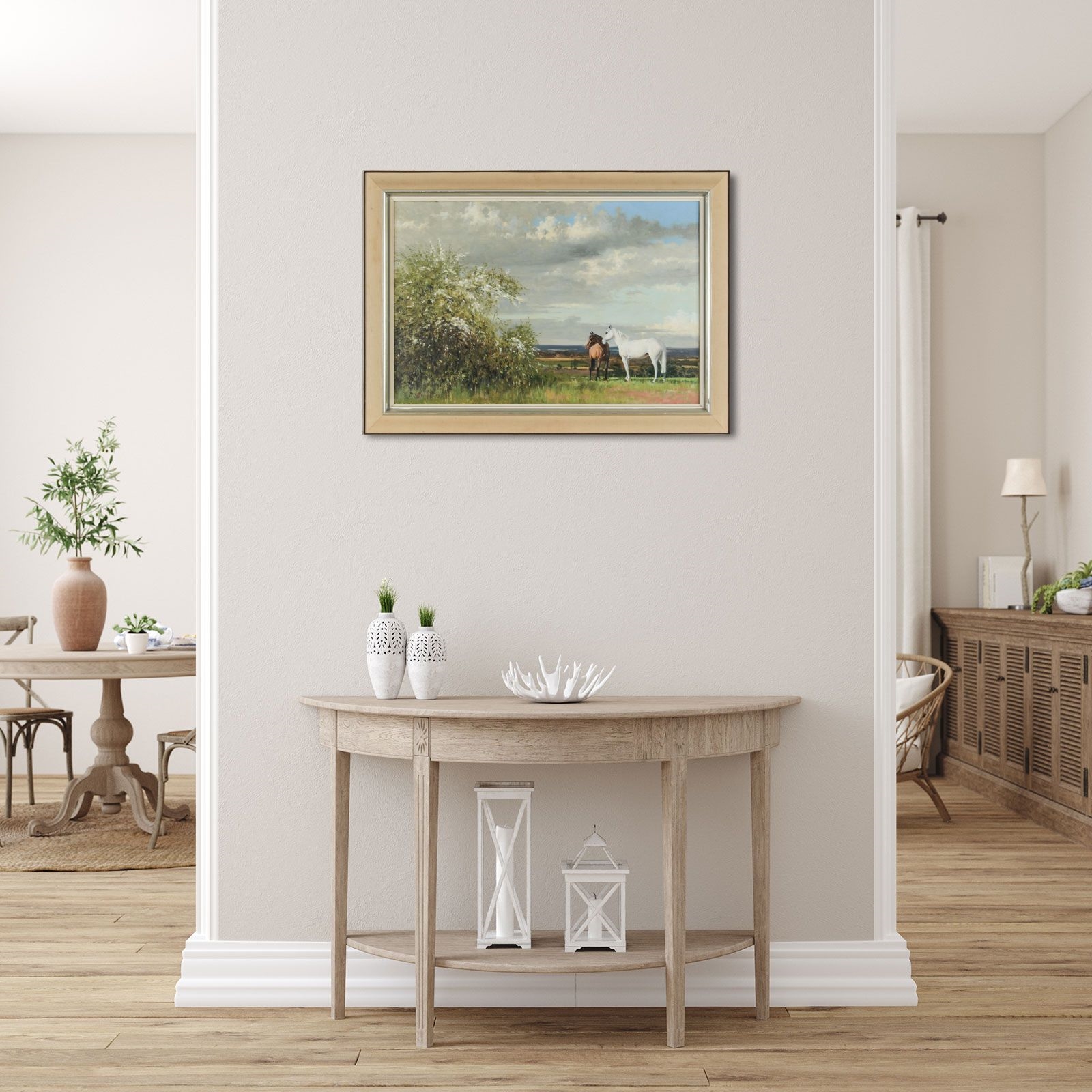 Artwork by Walter Robin Jennings, ON THE HILL, Made of OIL ON CANVAS