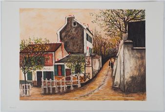Maurice Utrillo | Montmartre, le cabaret du Lapin Agile | MutualArt