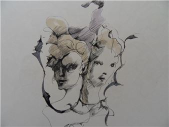 Two young women - Leonor Fini
