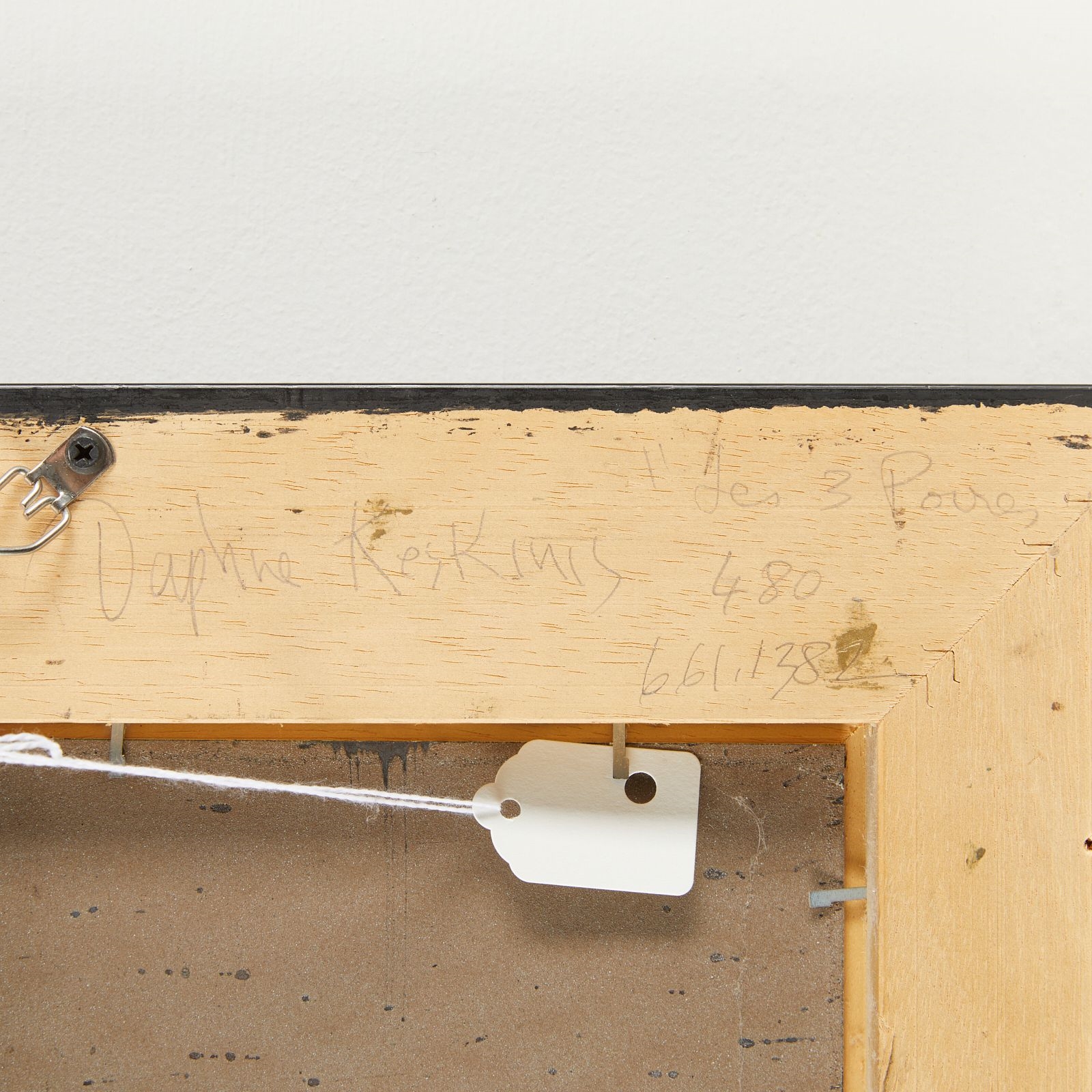 Artwork by Daphne Keskinis, Daphne Keskinis "The Three Pears" Still Life, Made of Enamel on copper painting