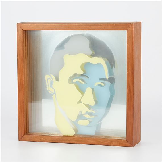 James Kielkopf "Self Portrait" Mixed Media 1966 - James Kielkopf