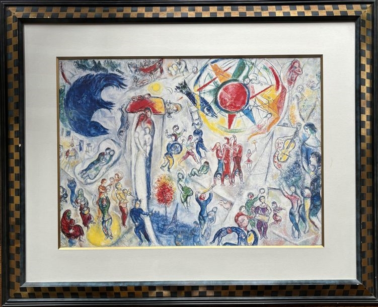 Marc Chagall | After Marc CHAGALL Life Framed offset 53 x 76 cm view ...