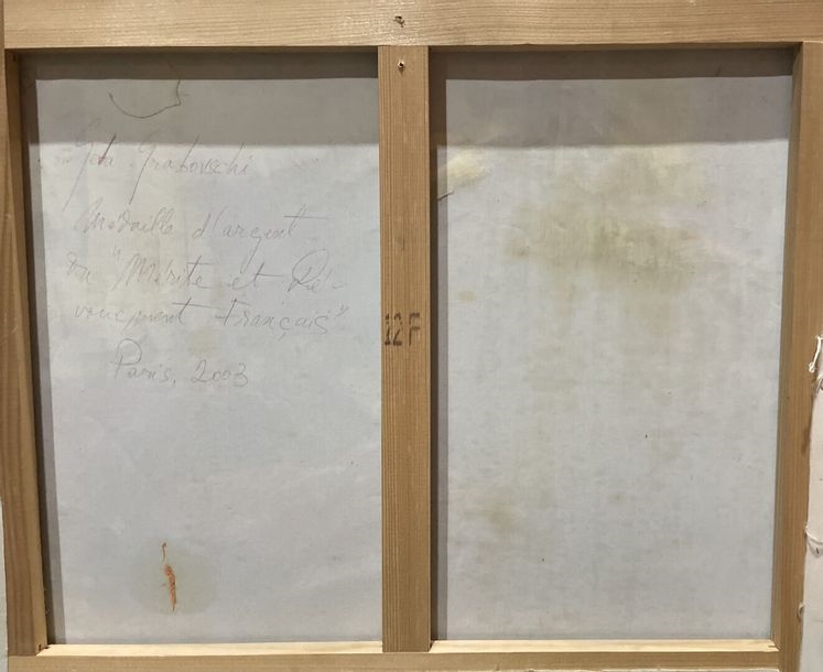 Artwork by Georgeta Grabovschi, "City View", Made of Oil on canvas