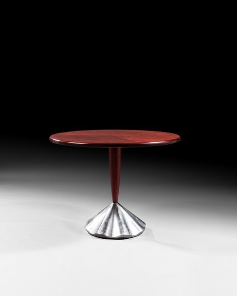 Artwork by Kristian Gavoille, Divine side table, Made of cast aluminum
