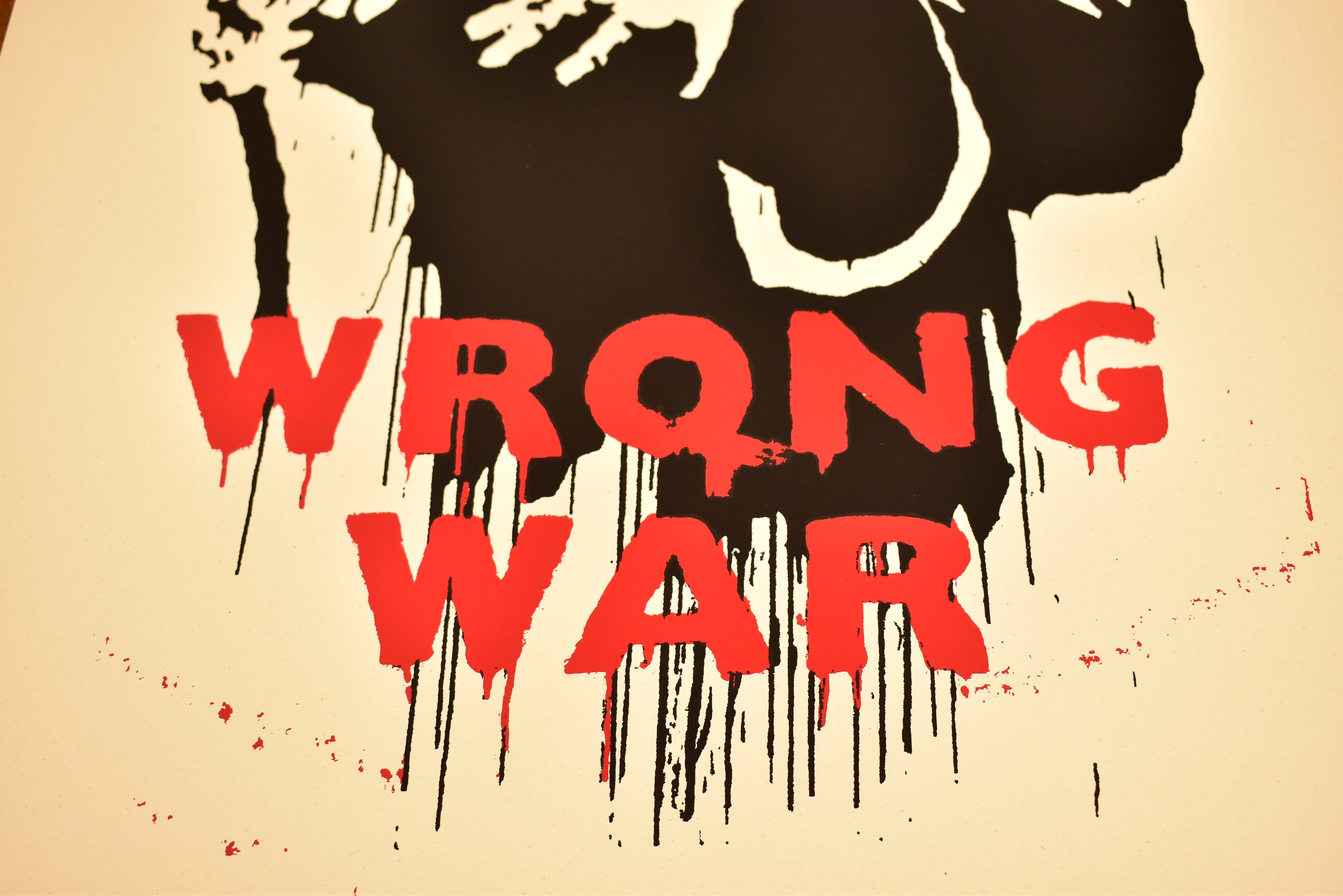 West Country Prince | WRONG WAR - SCREEN PRINT ON PAPER | MutualArt