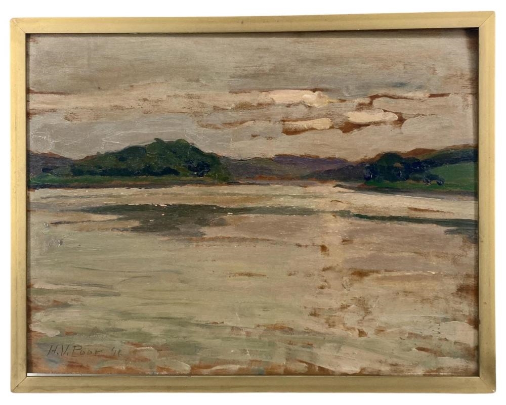 Henry Varnum Poor | Henry Varnum Poor Acrylic on Board Landscape (1919 ...