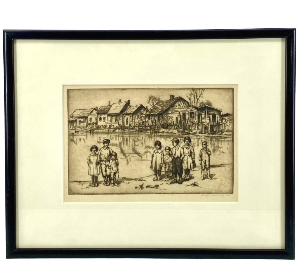 George Earl Resler | On the Ledee | MutualArt