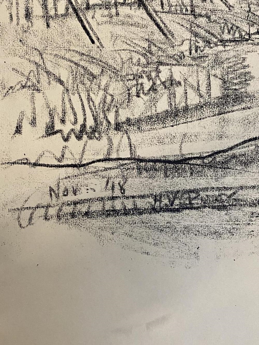Henry Varnum Poor | 4pc. Signed Henry Varnum Poor Study Sketchings ...