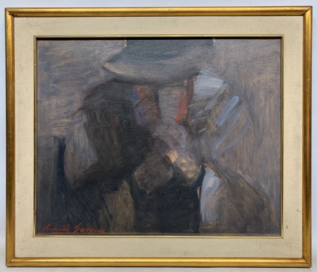 Artwork by Marta Gascue, Sin titulo, Made of oil on canvas