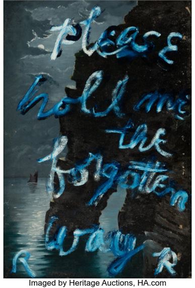Untitled (Please Hold Me the Forgotten Way) by Rene Ricard, 2011