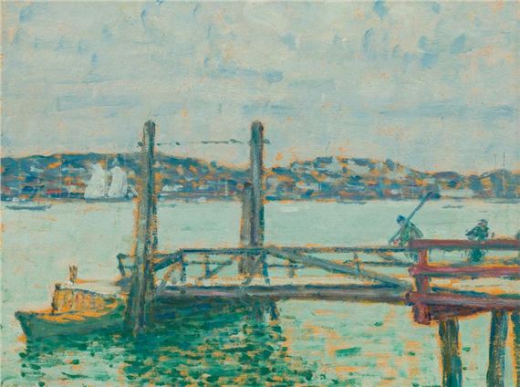 "Ferry Landing Gloucester Massachusetts" by Will Howe Foote