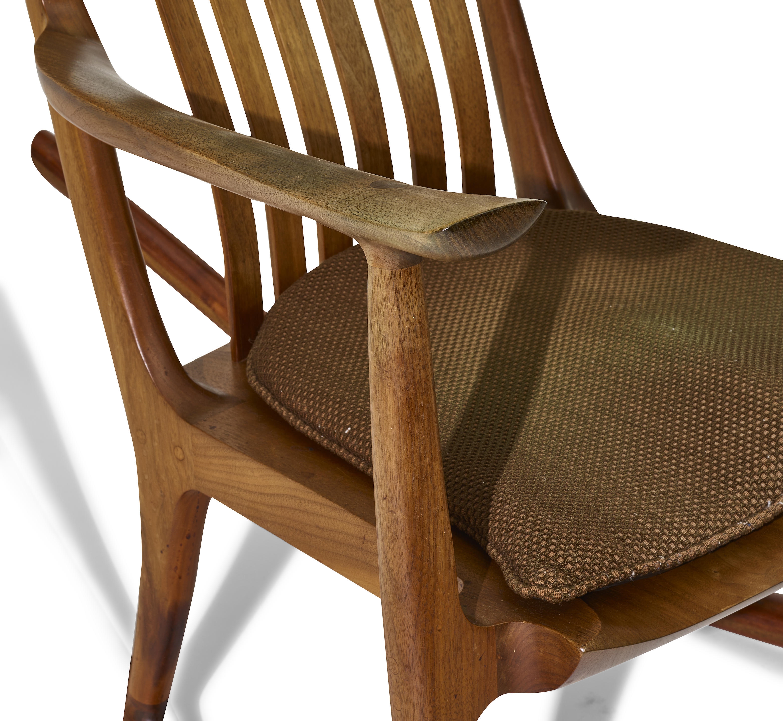 Artwork by Robert Erickson, Rocking Chair, Made of walnut