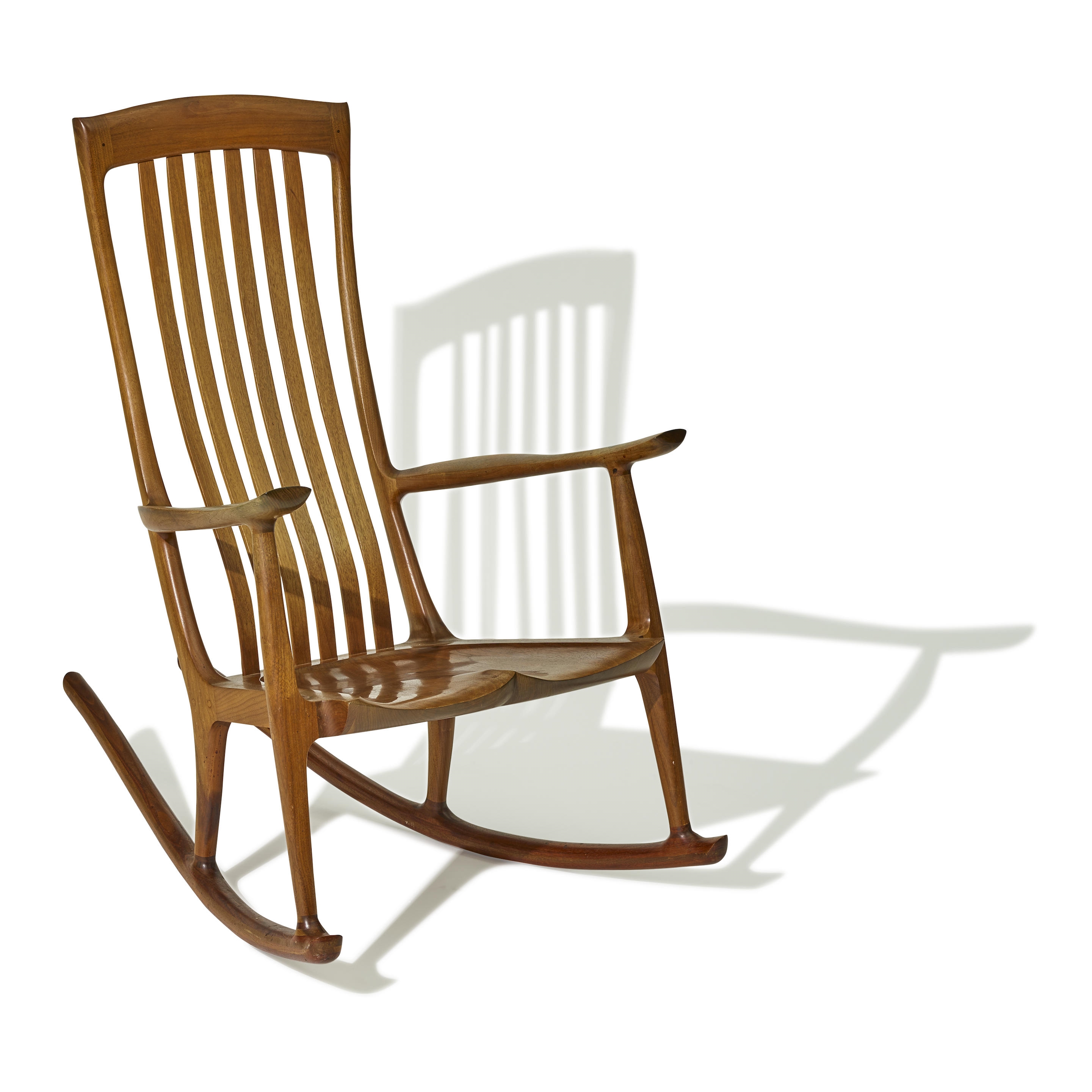 Artwork by Robert Erickson, Rocking Chair, Made of walnut