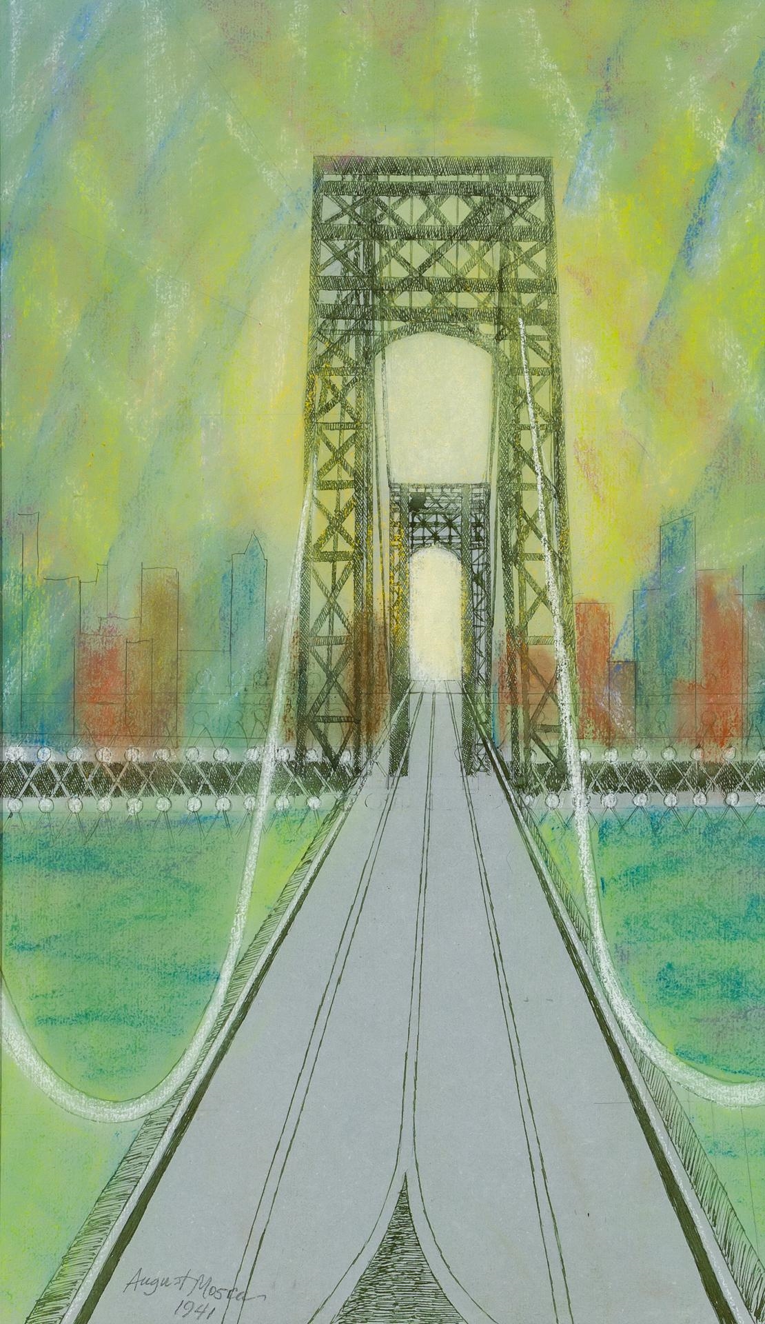 August Mosca | George Washington Bridge, 1941 (1941) | MutualArt