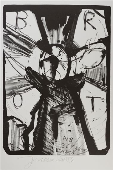 Brot aus Getreide (Soylent) by Jonathan Meese, 2003.