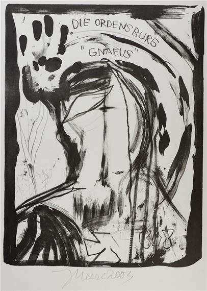 Der Ordensgott by Jonathan Meese, 2003