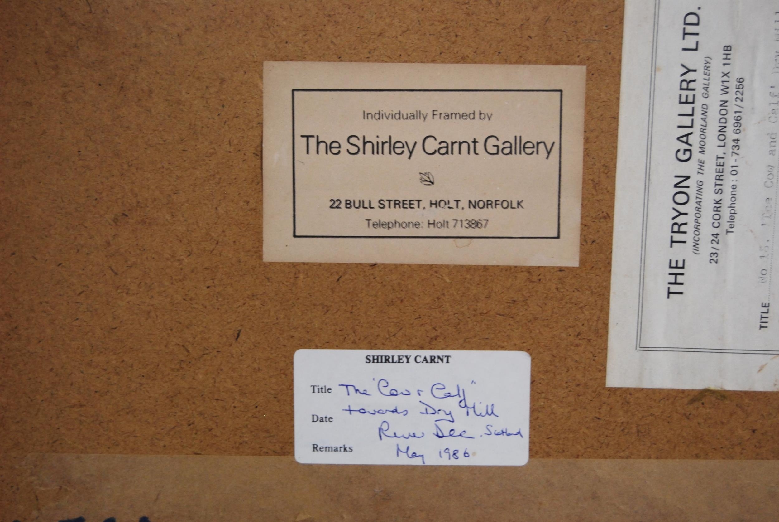 Shirley Carnt | The Cow and Calf towards Dry Mill (1986) | MutualArt