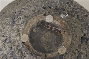 Three Vessels painted hand-pressed concrete - Luke Mansini