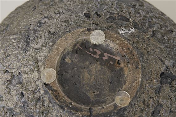 Three Vessels painted hand-pressed concrete - Luke Mansini