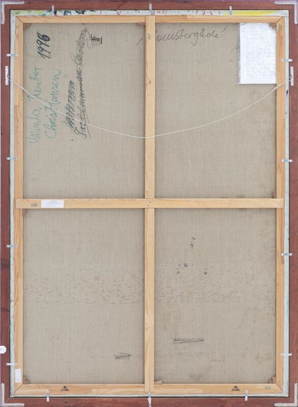 Artwork by Ursula Klara Reuter Christiansen, Blomstergåde, Made of Oil on canvas