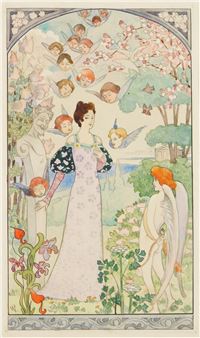 Beauty in a Garden - Alexandre Graverol