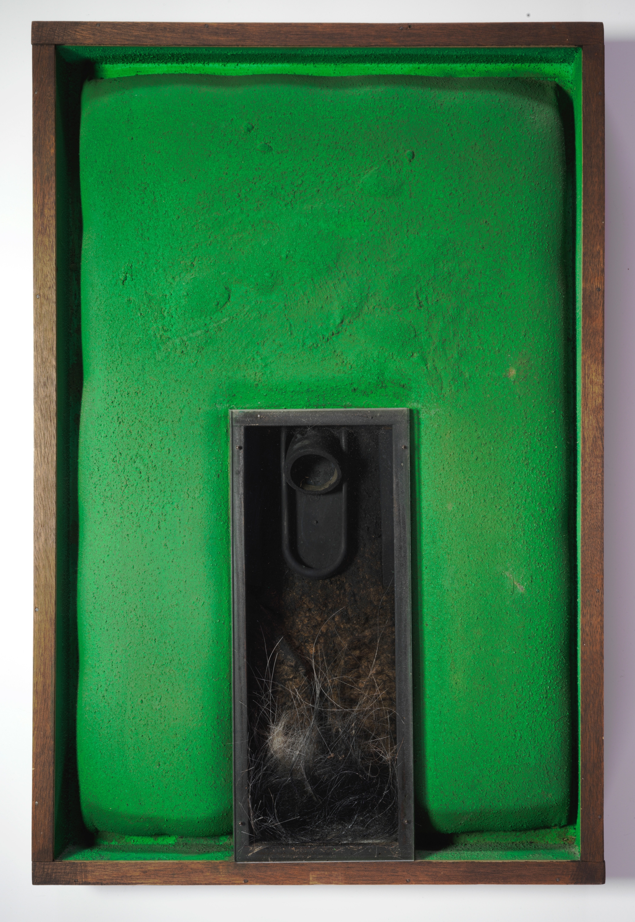 Artwork by Karl Fred Dahmen, Tele-Landschaft mit Objektschrein, Made of Plastic