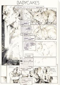 Michael Zulli | Taboo #4 Complete 4-Page Story Original Art (Spiderbaby
