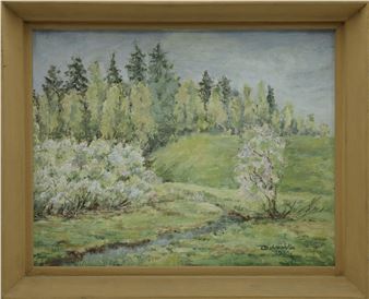 Pejzaż wiosenny - Teresa Bukowicka