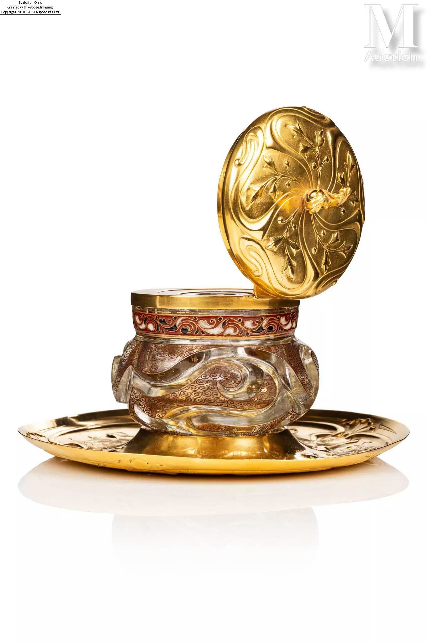 Emile Gallé | Emile GALLE (1846 – 1904) & Ernest COMPERE (orfèvre ...