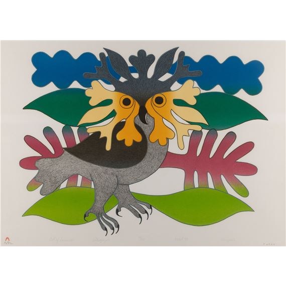 OWL OF SUMMER,1983 by Kenojuak Ashevak, 1983