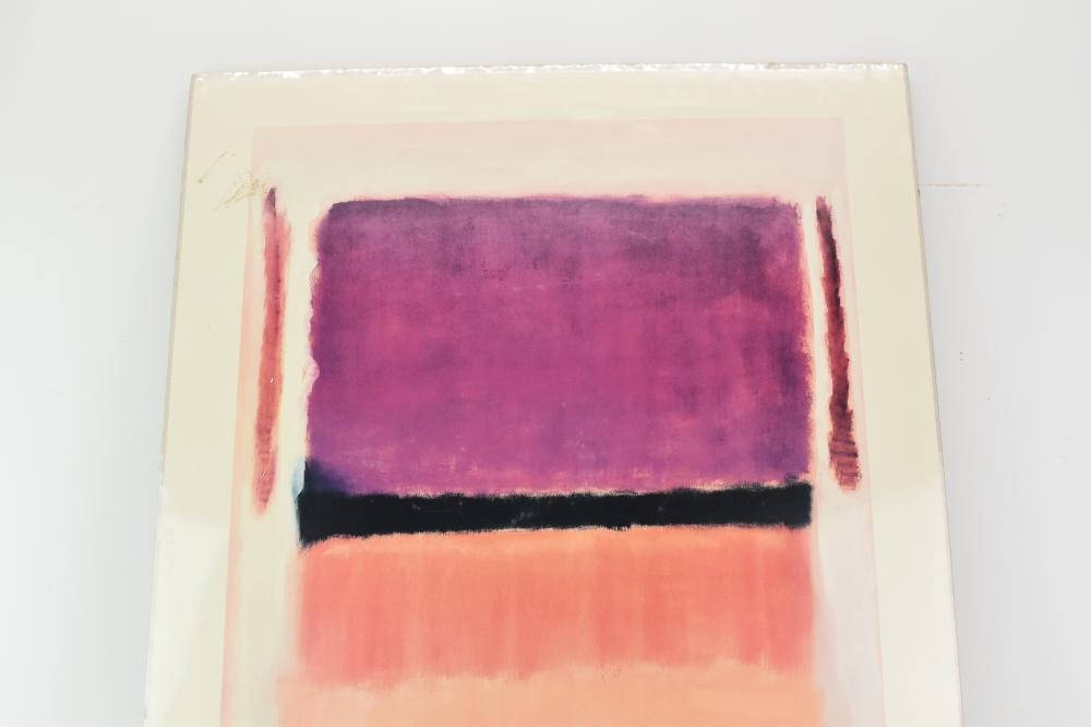 Mark Rothko | Mark Rothko Poster From 1978-1979 Exhibition at the ...