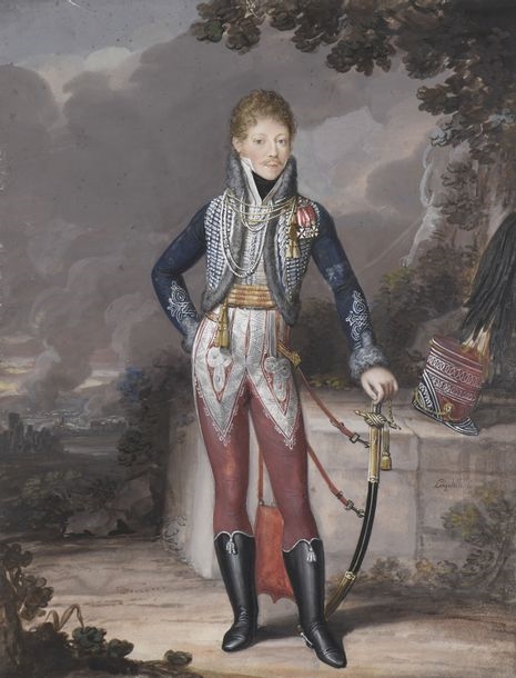 Portrait of Karl Freiherr von Tettenborn ( - Josef Lanzedelli
