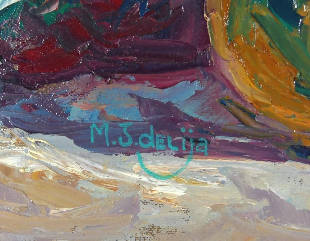Artwork by M. J. Delija, STILL LIFE OIL, Made of oil on canvas