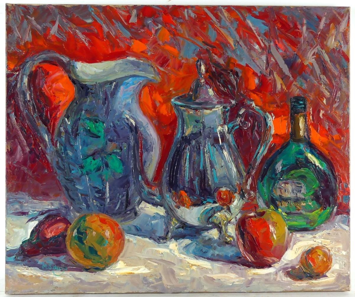 Artwork by M. J. Delija, STILL LIFE OIL, Made of oil on canvas