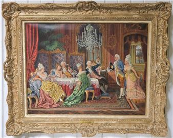 Interior with Figures - Leon Mignard