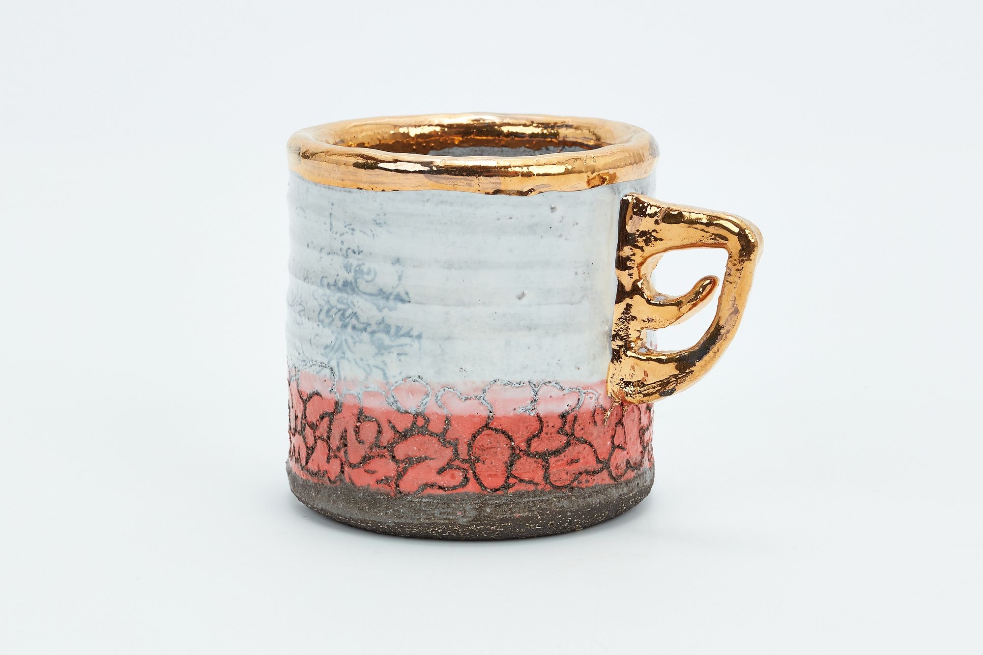 Artwork by Roberto Lugo, 2Pac Trigger Handle' mug, Made of Glazed stoneware