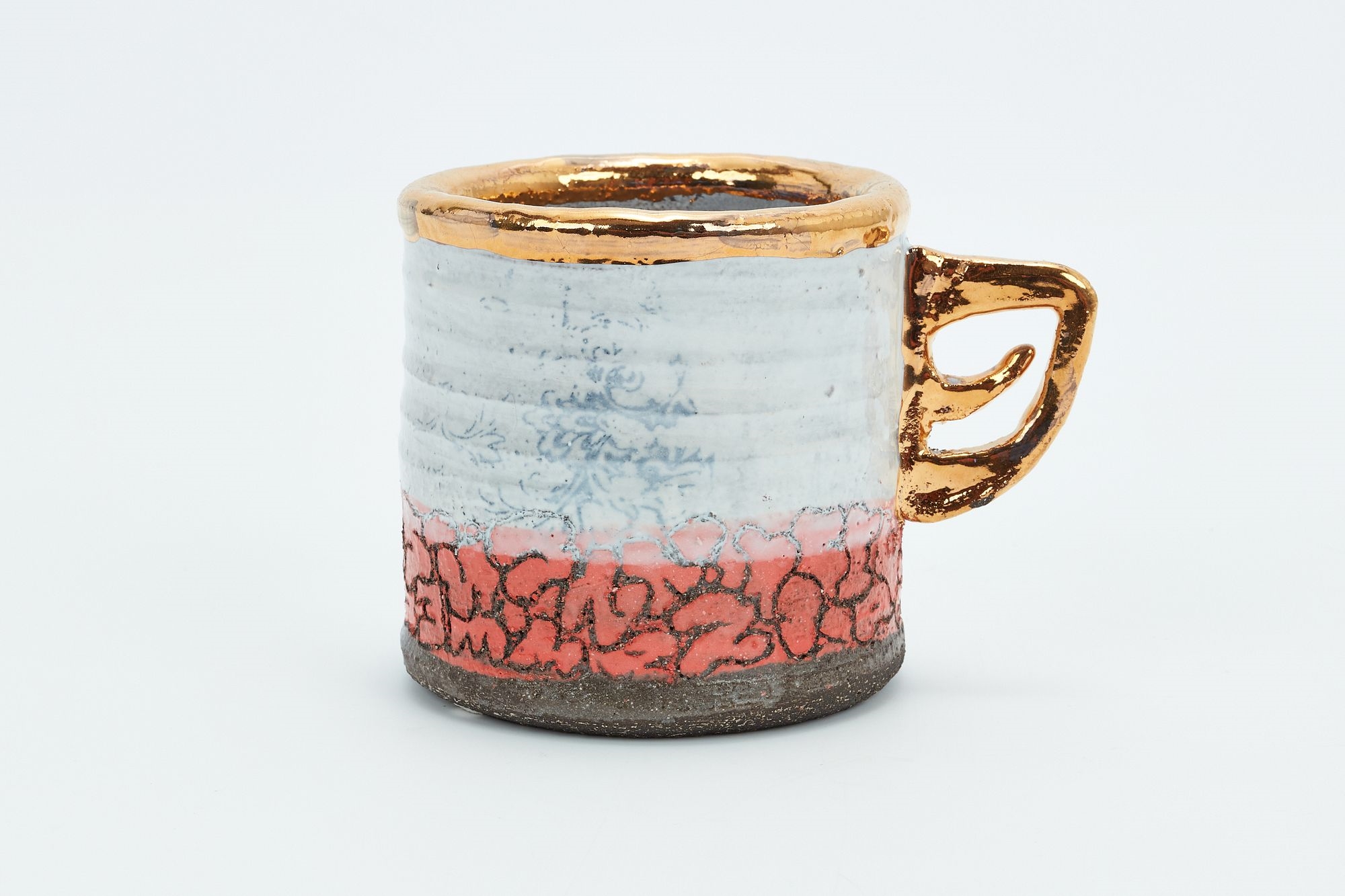 Artwork by Roberto Lugo, 2Pac Trigger Handle' mug, Made of Glazed stoneware