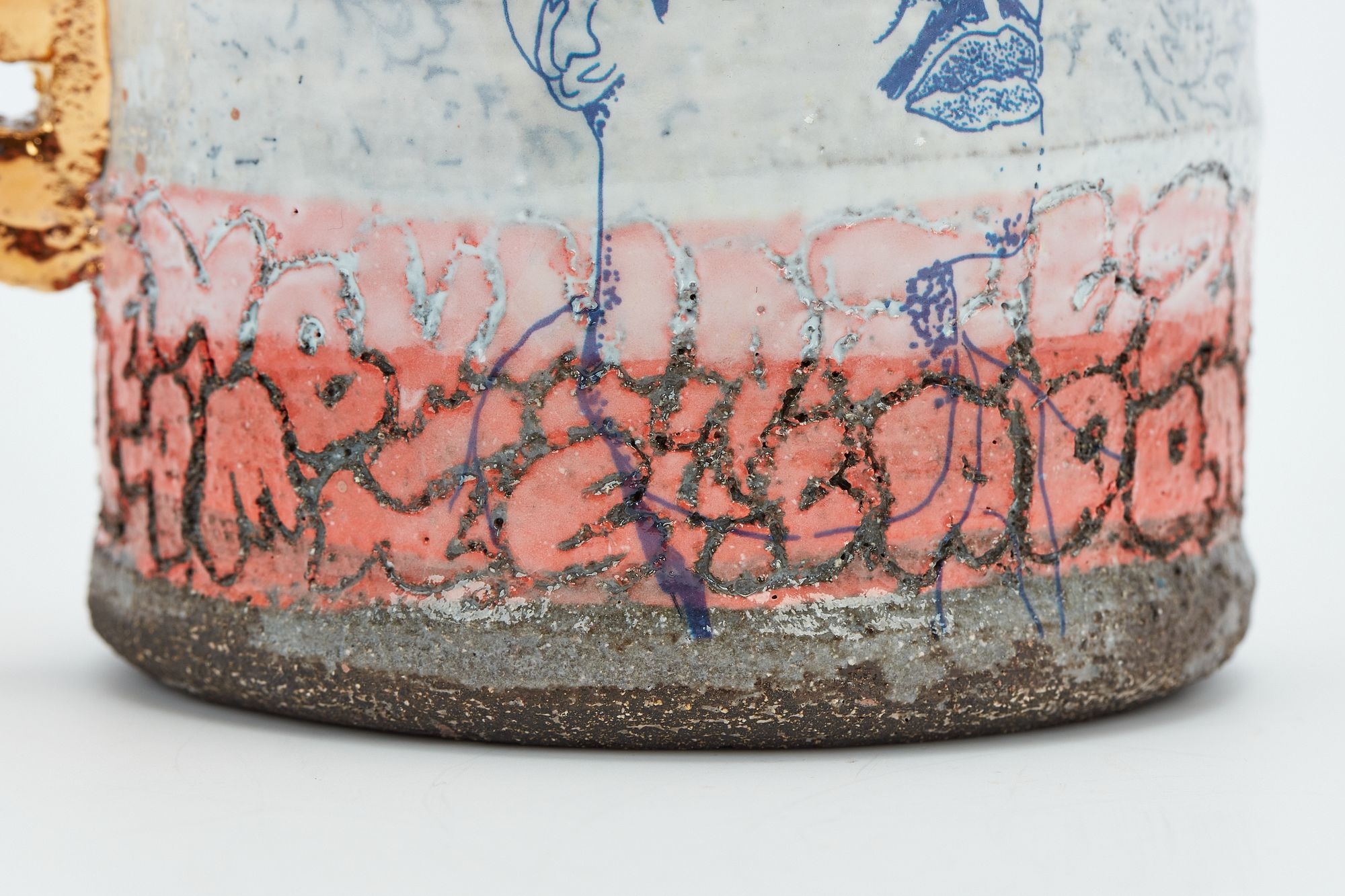 Artwork by Roberto Lugo, 2Pac Trigger Handle' mug, Made of Glazed stoneware