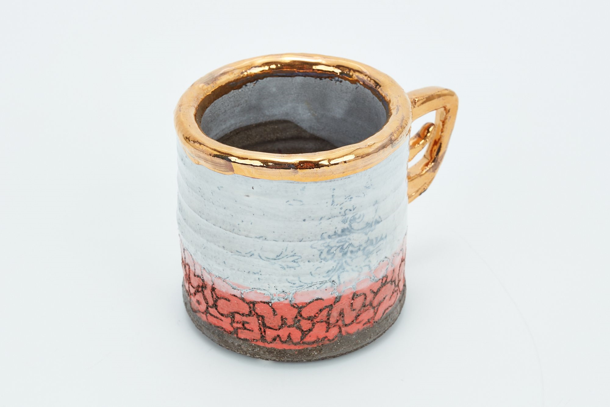 Artwork by Roberto Lugo, 2Pac Trigger Handle' mug, Made of Glazed stoneware