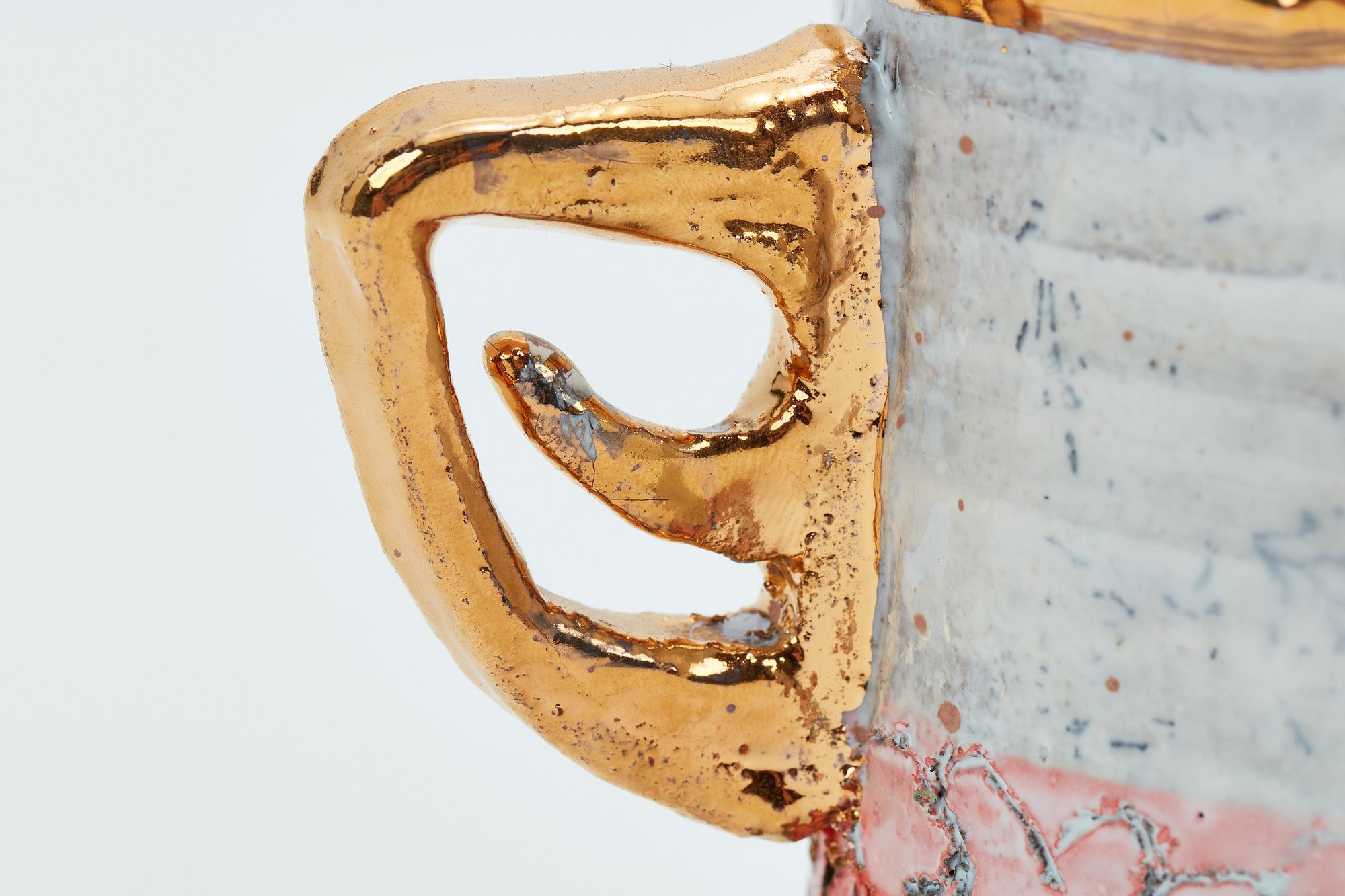 Artwork by Roberto Lugo, 2Pac Trigger Handle' mug, Made of Glazed stoneware