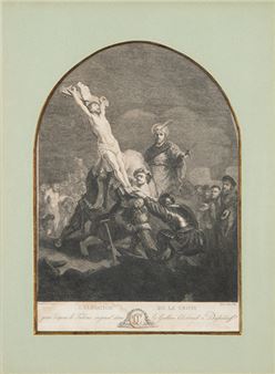 La Elevación de la Cruz - Rembrandt van Rijn