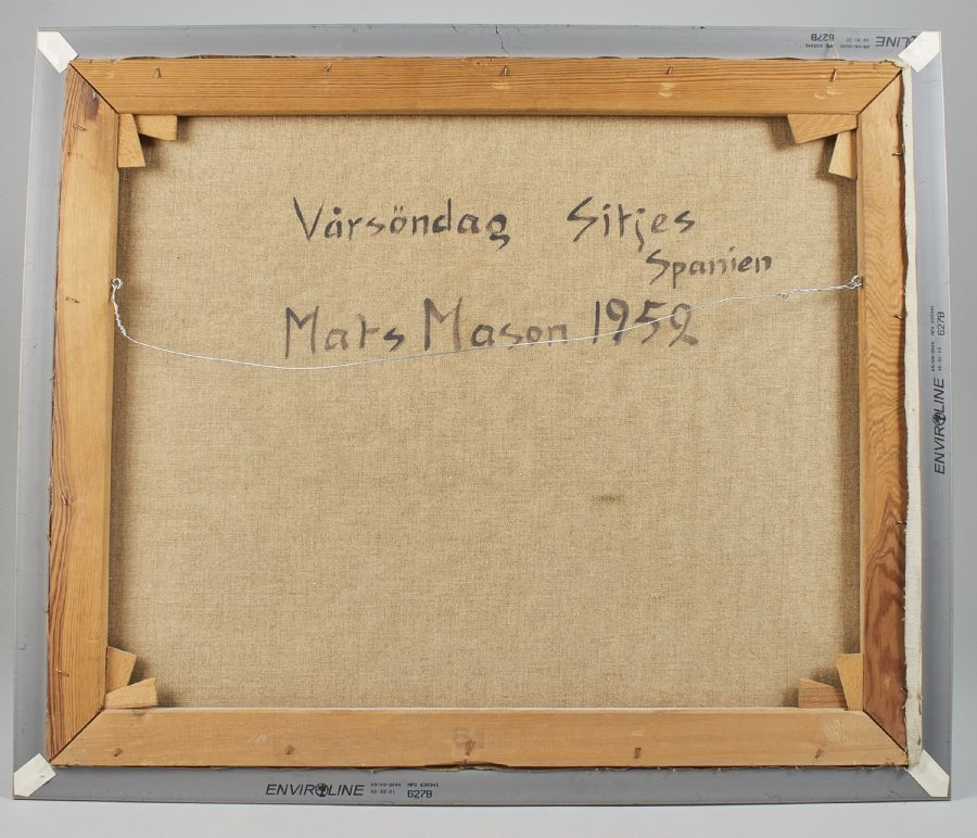 Artwork by Mats Mason, Sweden. "Vårsöndag, Made of Oil on canvas